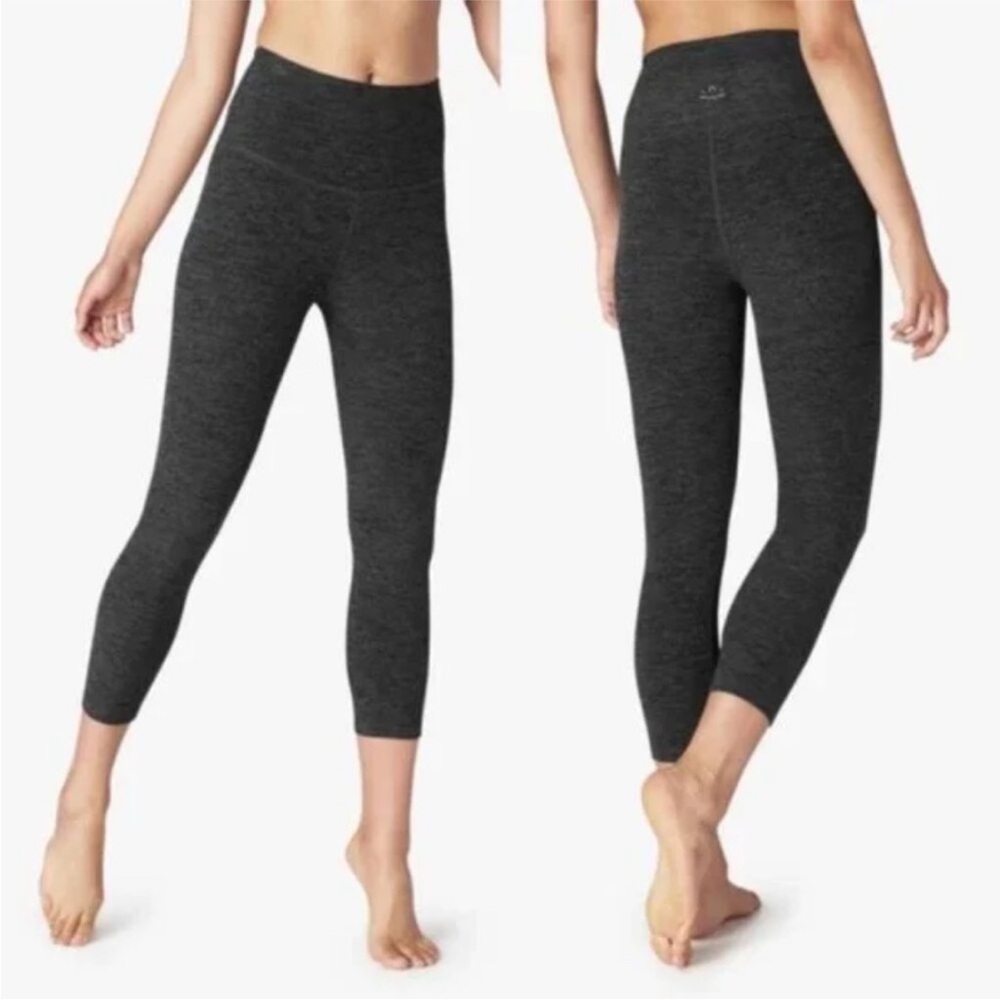 BEYOND YOGA Pants Womens Small Gray Spacedye Caught in the Midi Leggings Soft